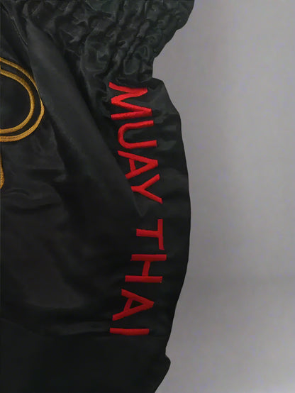 Embroidered Lion Muay Thai Shorts